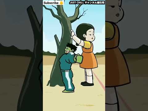 アニメキャラがイカゲームに参加した動画がツッコミどころ満載だったｗｗｗ②　#アニメ  #ポケモン #ドラえもん #イカゲーム  #squidgame # #漫画   #shorts