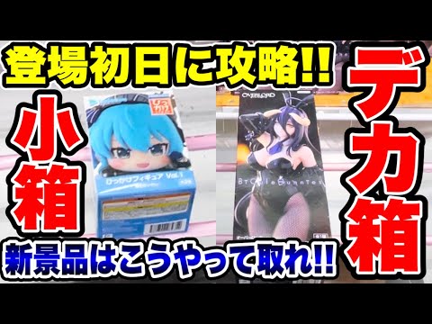 【クレーンゲーム】最新プライズフィギュア登場初日攻略！小箱～デカ箱人気景品はこうやって取れ！#橋渡し設定  #UFOキャッチャー  #クレーンゲーム