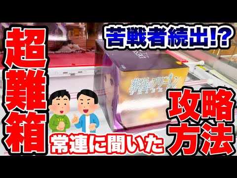 【クレーンゲーム】最新プライズフィギュア登場初日攻略！苦戦者続出の超難箱景品！？常連に聞いた攻略方法！#橋渡し設定  #UFOキャッチャー  #クレーンゲーム