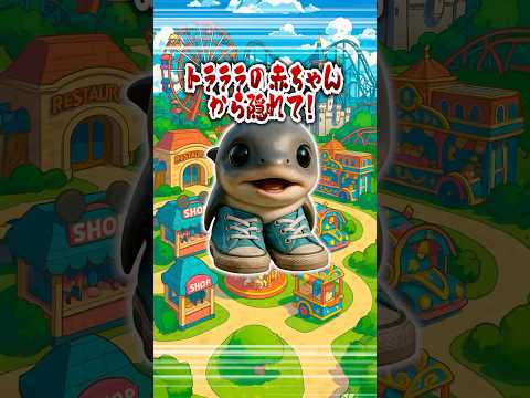 トラララの赤ちゃんから隠れて‼️#ミーム #ゲーム #クイズ #暇つぶし #ホラー #shorts