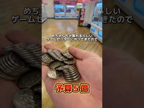ガチで取れると噂のゲームセンターに行ってきた　#クレーンゲーム #ゲームセンター #ufoキャッチャー