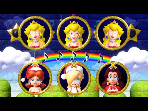 【マリオパーティスーパースターズ】面白いミニゲーム ピーチ VS デイジー VS マリオ VS ルイージ | Mario Switch