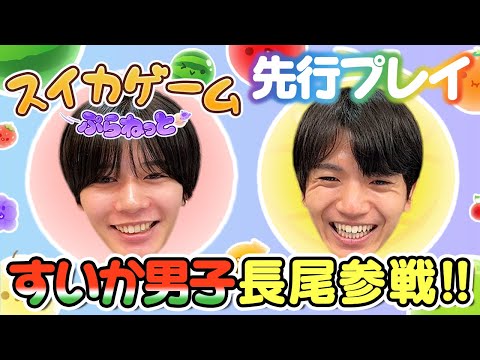【先行プレイ×髙地優吾×長尾謙杜】超話題スイカゲームの最新作！初見なのにウマすぎた【スイカゲーム ぷらねっと】