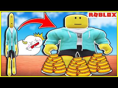 食べ物を食べまくって巨人を目指せ！【ロブロックス・ROBLOX】｜ゲーム実況｜★サンサンキッズGAMES★