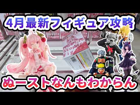 【クレーンゲーム】4月最新フィギュア攻略 ぬーストなんもわからん ぬーどるストッパーフィギュアー桜ミク2025ウィンクー