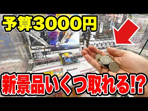 【クレーンゲーム】予算3000円で最新プライズフィギュアいくつ取れるか挑んだらまさかの展開に！？