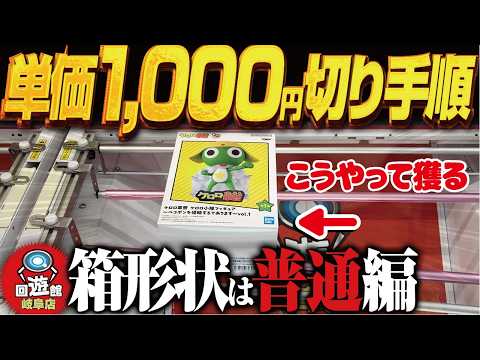 【クレーンゲーム】新景品で単価1,000円以下にする！攻略！回遊館岐阜店！