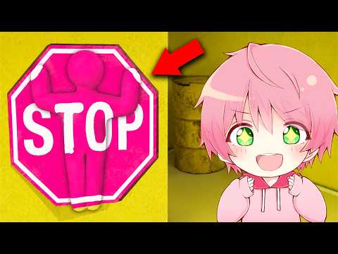 ピンク色だけ自分に塗ってかくれんぼするゲームで最強のバレない場所に隠れたら..