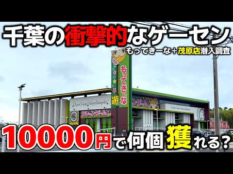 【クレーンゲーム】千葉で見つけた衝撃的なゲーセンに潜入！10000円で何個獲れる？【もってきーな＋茂原店・UFOキャッチャー】