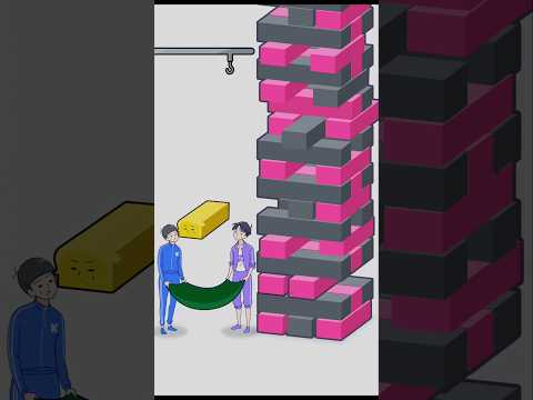 【カニゲーム】ぐらぐら友情タワー 😨 l#ゲーム #スマホゲーム #shorts #viral #カニゲーム-脱出ゲーム