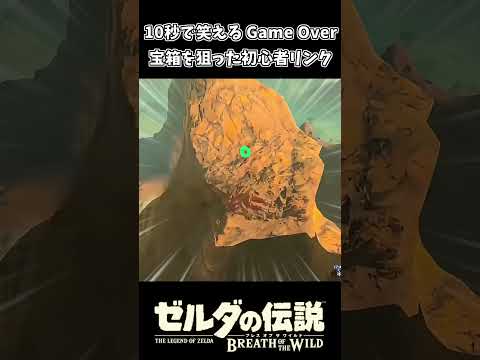10秒で笑えるGame Over 宝箱を狙った初心者リンクww【ゼルダの伝説 ブレス オブ ザ ワイルド】